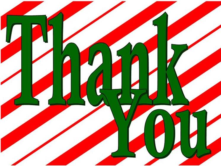 free holiday thank you clipart - photo #1